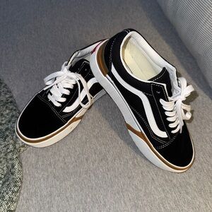 Vans Black and White Sneakers